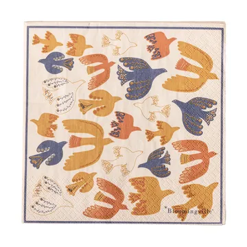 Anniversary papirserviett 20-pakning - Gul - Bloomingville