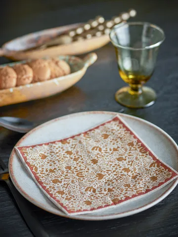 Anniversary papirserviett 20-pakning - Gul - Bloomingville