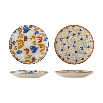 Anniversary tallerken - Multi, Ø20 cm, 2 deler - Bloomingville