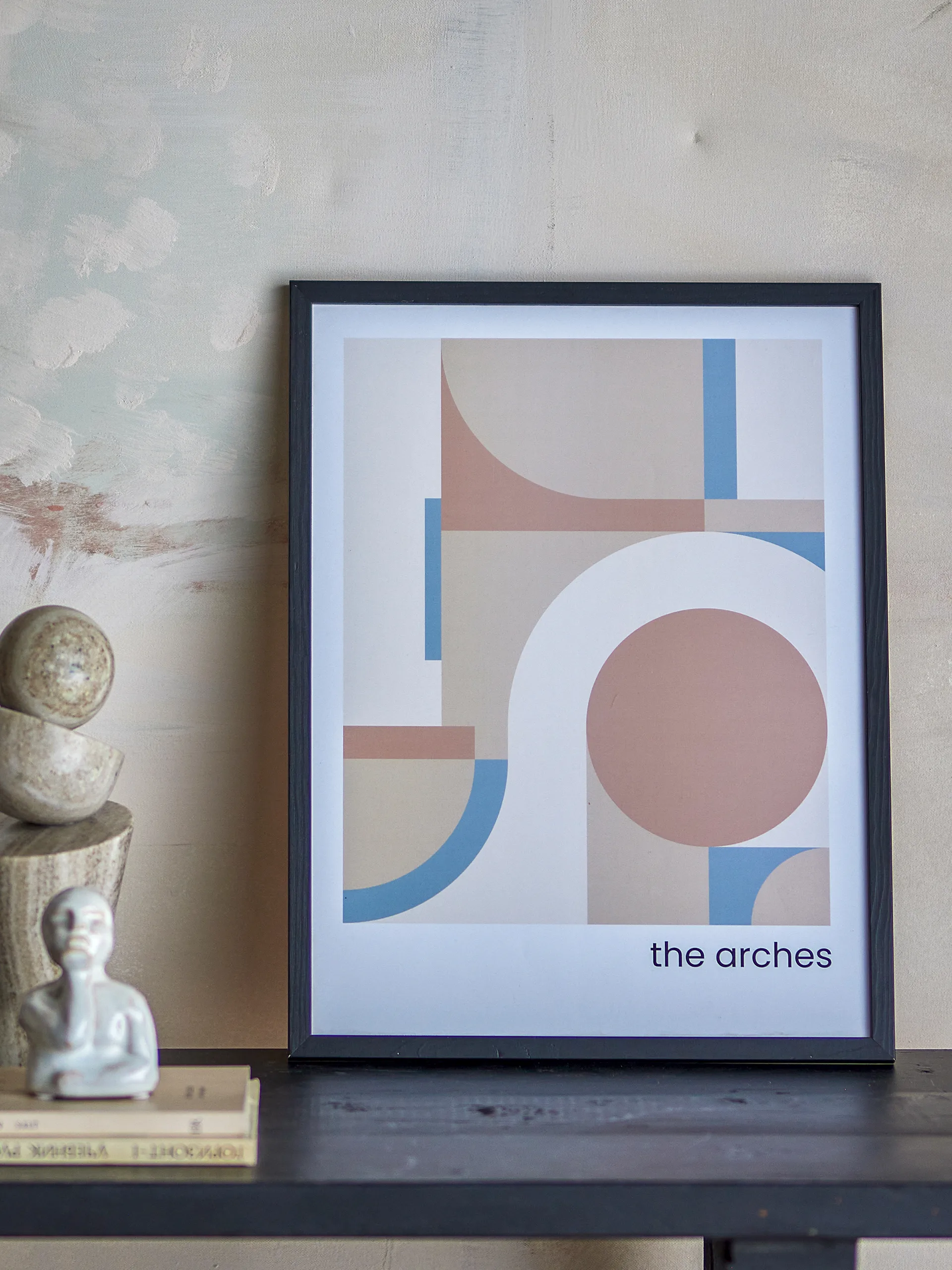 Arches tavle 32x42 cm, Svart ramme Bloomingville