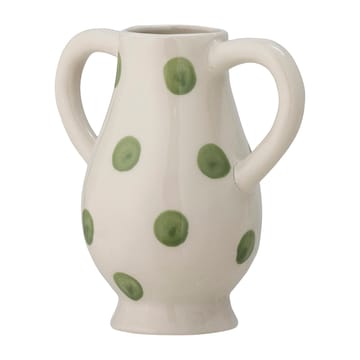 Asrin vase 15 cm - Hvit-grønn - Bloomingville