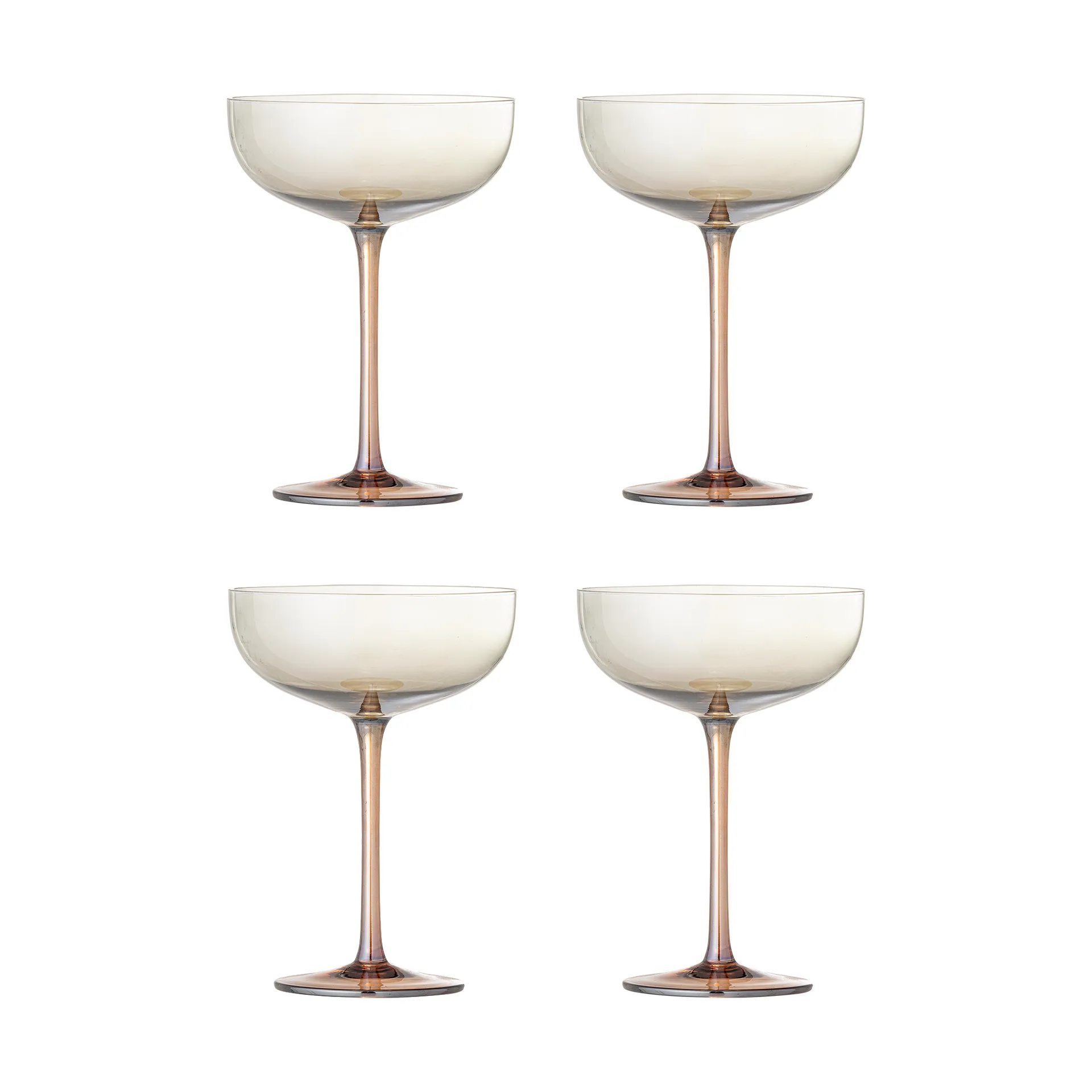 Aston cocktailglass 4-pakning, Bronse Bloomingville