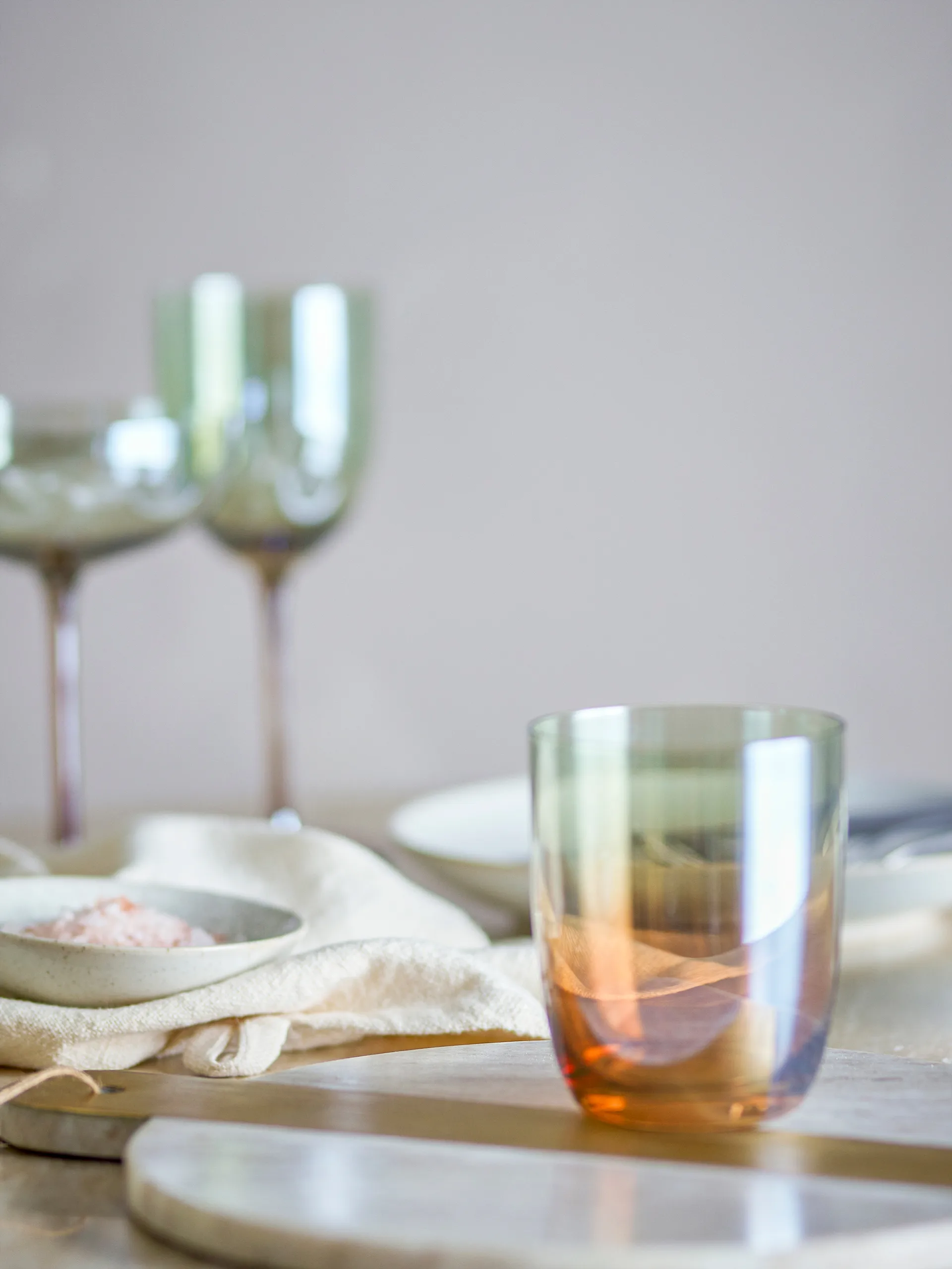 Aston drikkeglass 4-pakning, Bronse Bloomingville