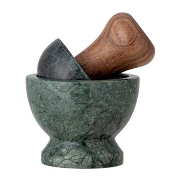 Banou morter Ø 10 cm - Grønn marmor-mangotre - Bloomingville