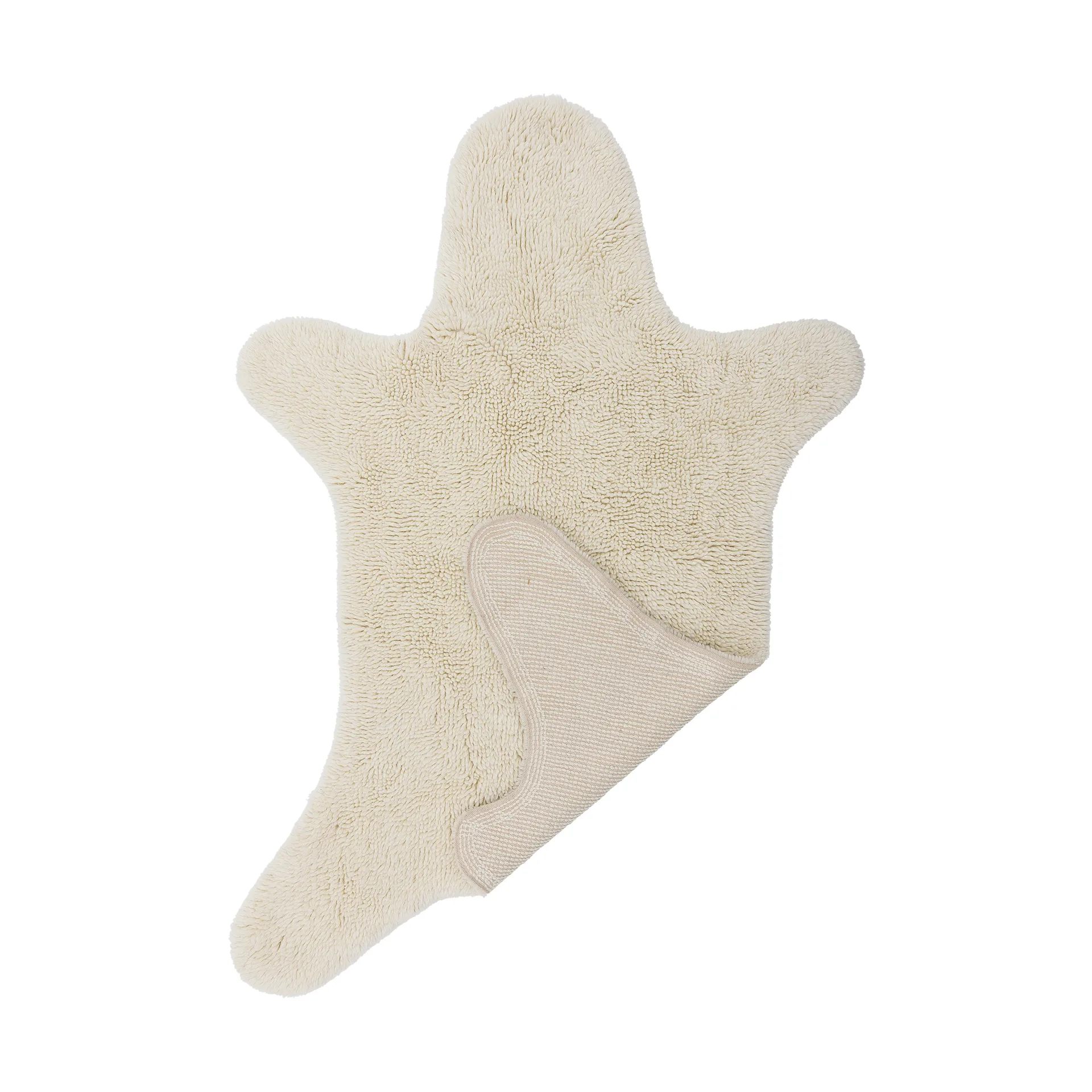 Bear ullteppe 200x140 cm, Hvit Bloomingville