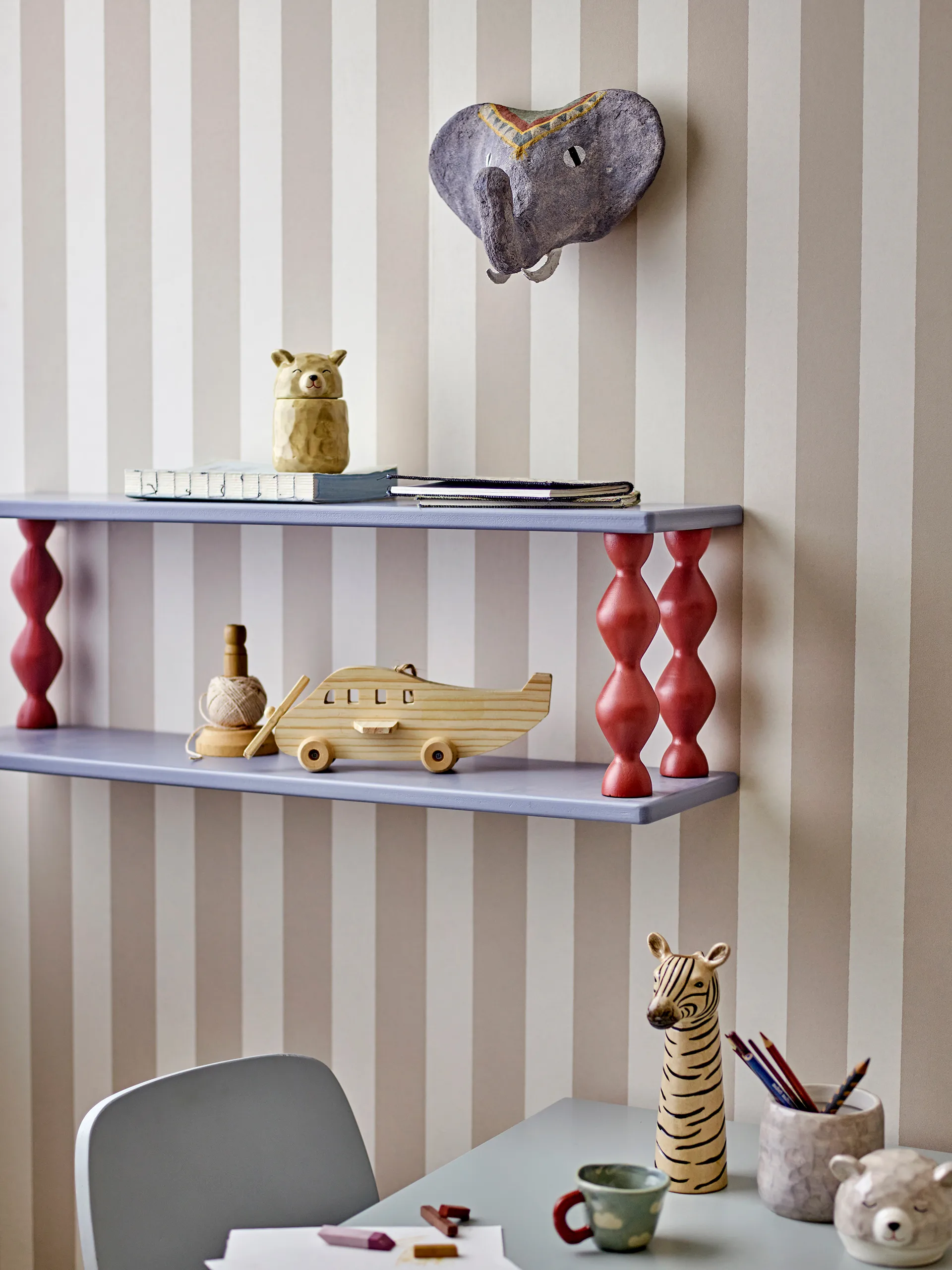 Bibiola hylle 80x26 cm, Blå Bloomingville