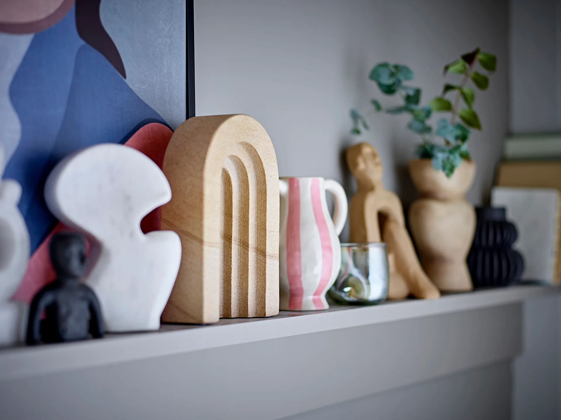 Binti vase 15 cm, Hvit-rose Bloomingville