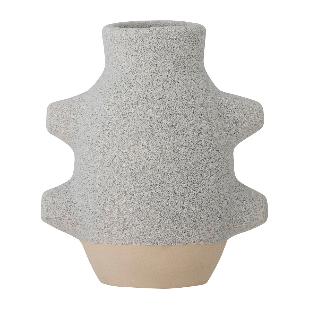 Bilde av Bloomingville Birka vase hvit 16 cm