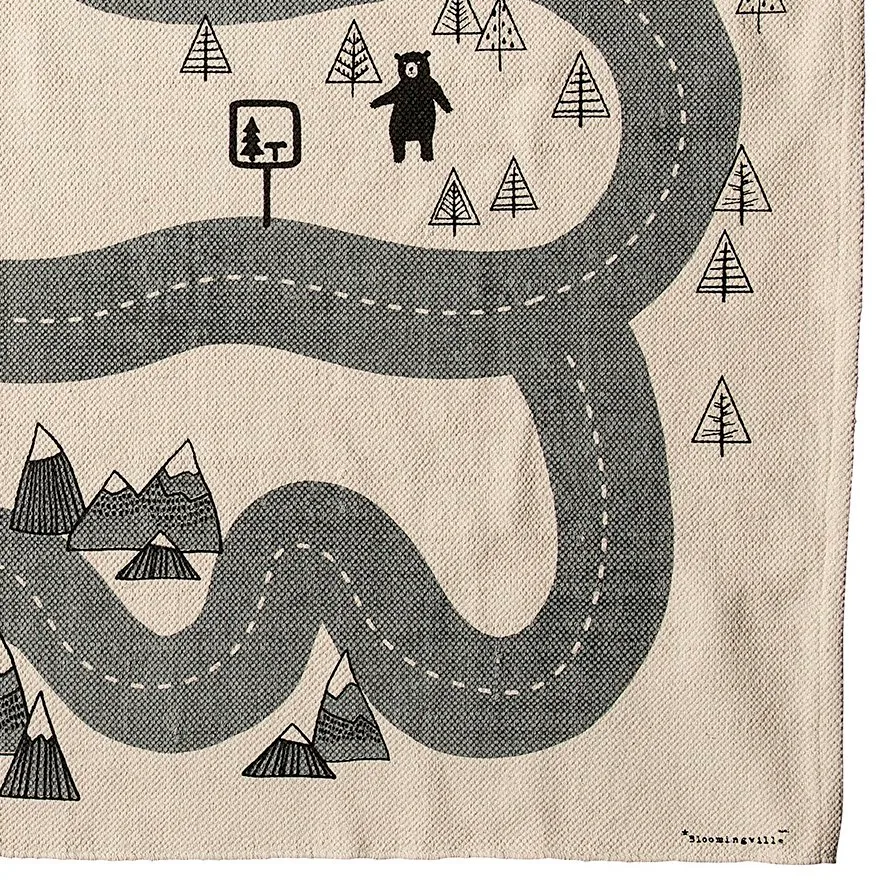 Bloomingville bilgulvteppe, 100x150 cm Bloomingville