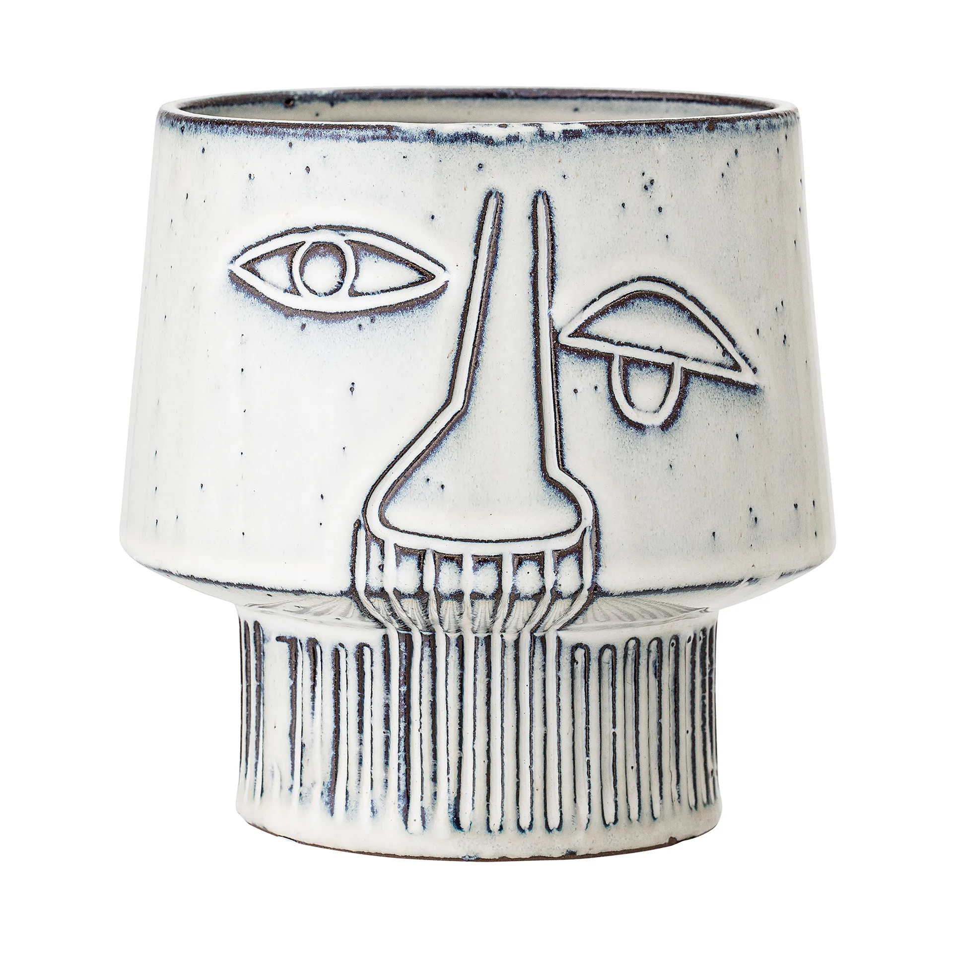 Bloomingville blomsterpotte på fot Ø15 cm, Grå Bloomingville