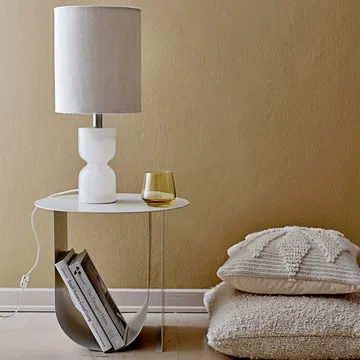 Bloomingville bordlampe alabaster 59 cm - Natur - Bloomingville