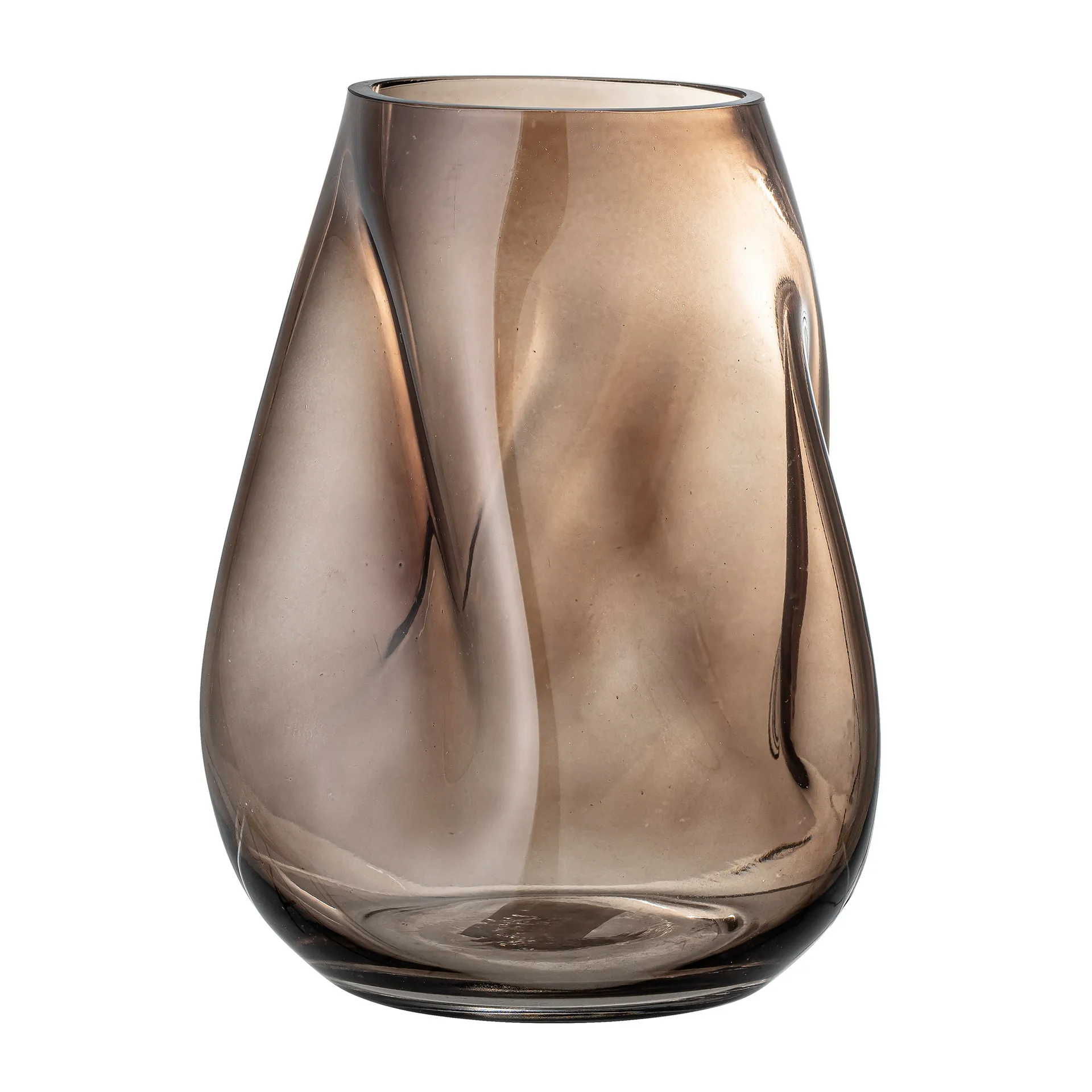 Bloomingville glassvase 26 cm, Brun Bloomingville