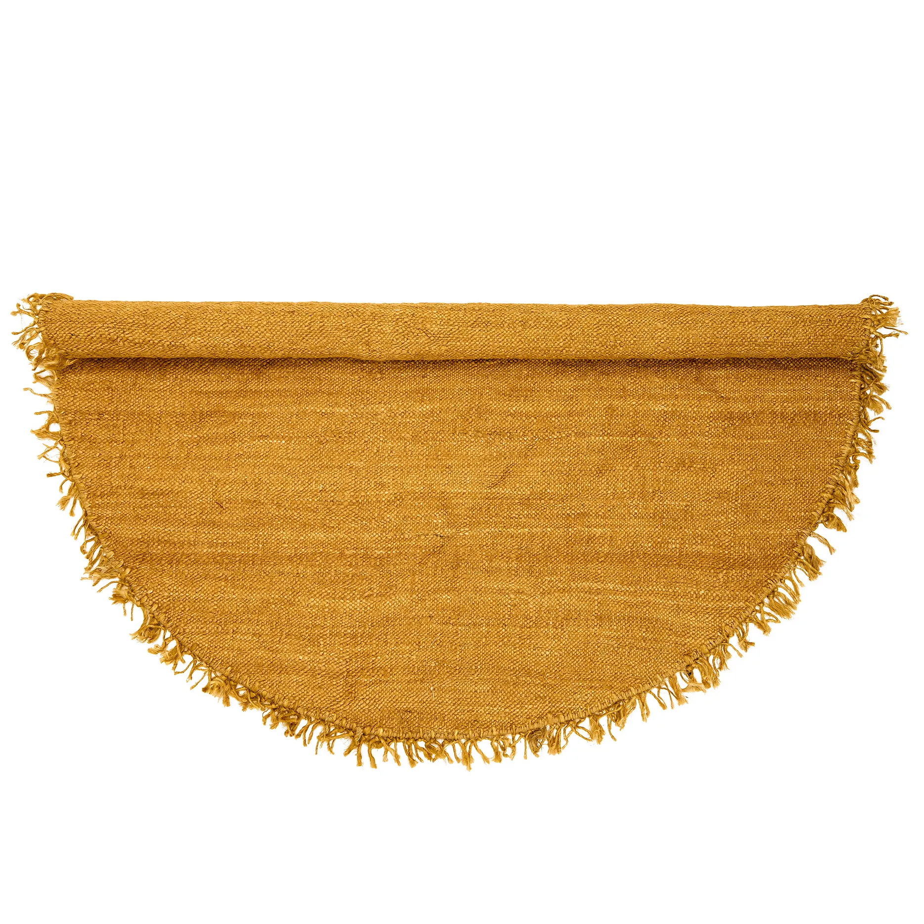 Bloomingville gulvteppe jute Ø 150 cm, Gul Bloomingville