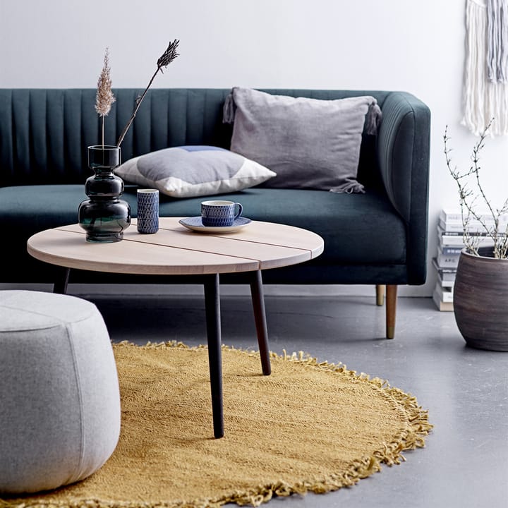 Bloomingville gulvteppe jute Ø 150 cm, Gul Bloomingville