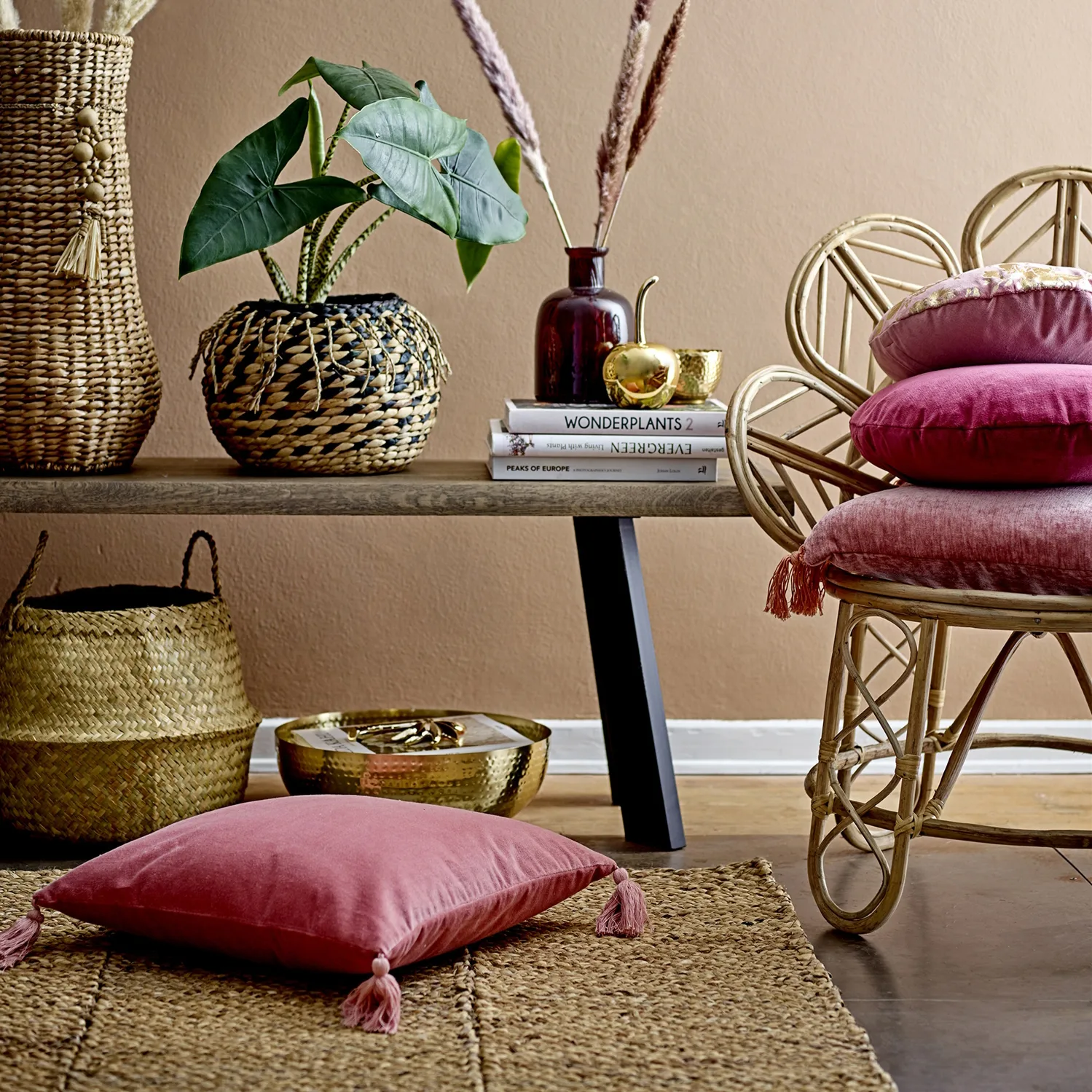 Bloomingville jutegulvteppe 76x240 cm, Natur Bloomingville