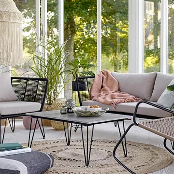 Bloomingville jutegulvteppe rund Ø182 cm - natur - Bloomingville