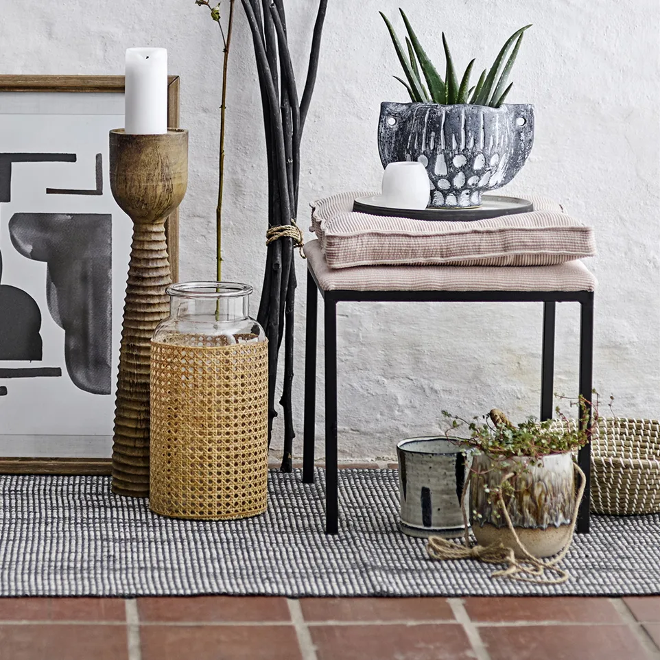 Bloomingville krukke Ø 13 cm, Blå Bloomingville