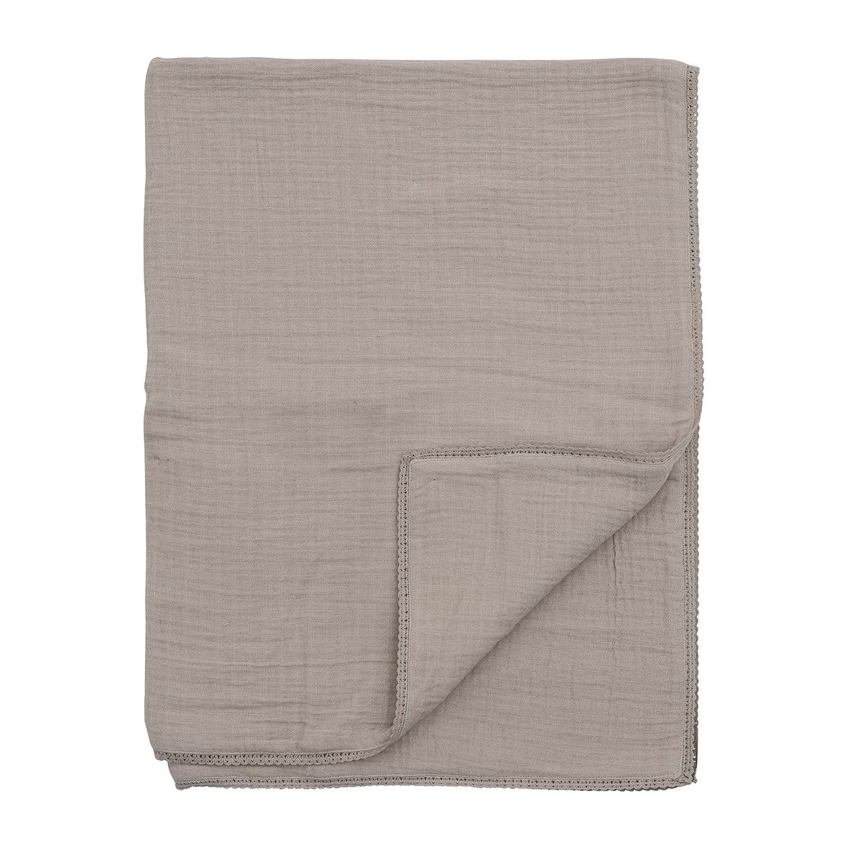 Bilde av Bloomingville Bloomingville Muslin pledd 80 x 100 cm Natur