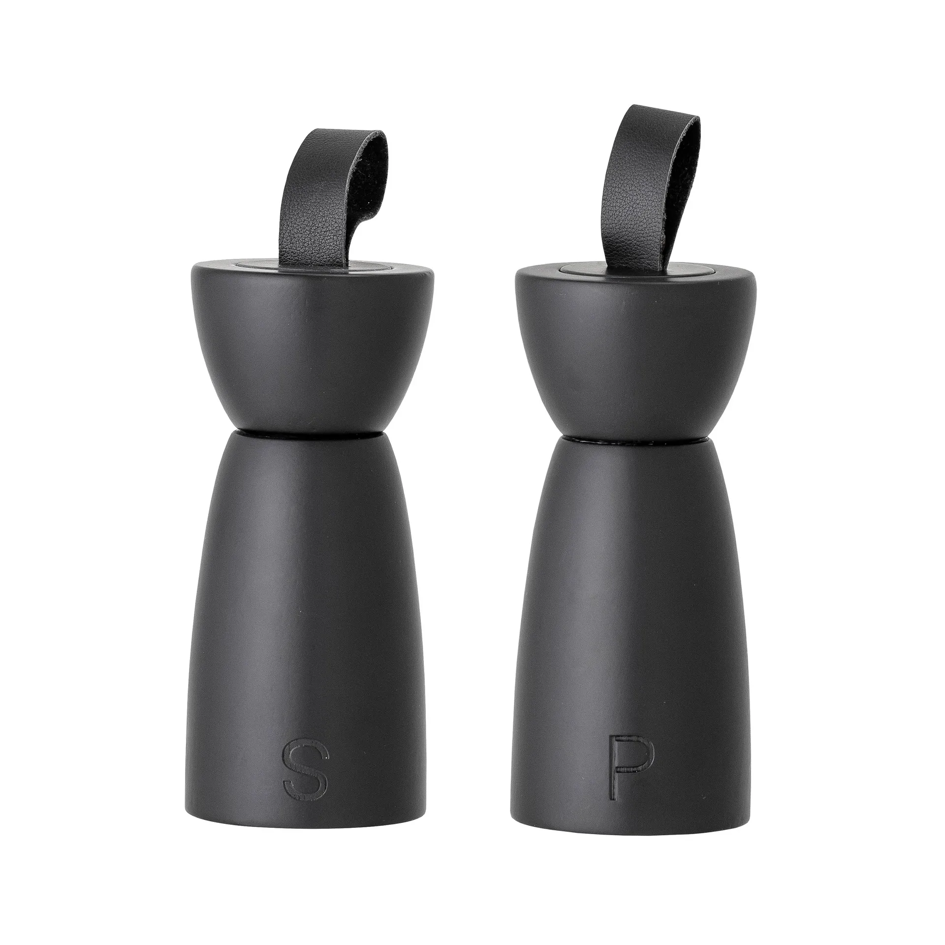 Bloomingville salt- og pepperkvern 15 cm, Svart Bloomingville