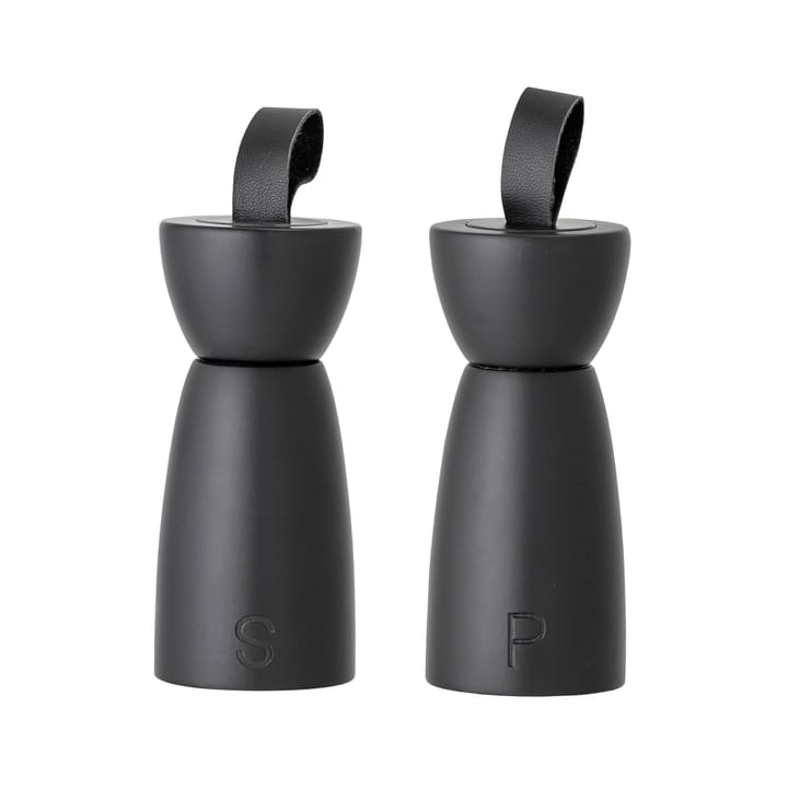 Bloomingville salt- og pepperkvern 15 cm, Svart Bloomingville
