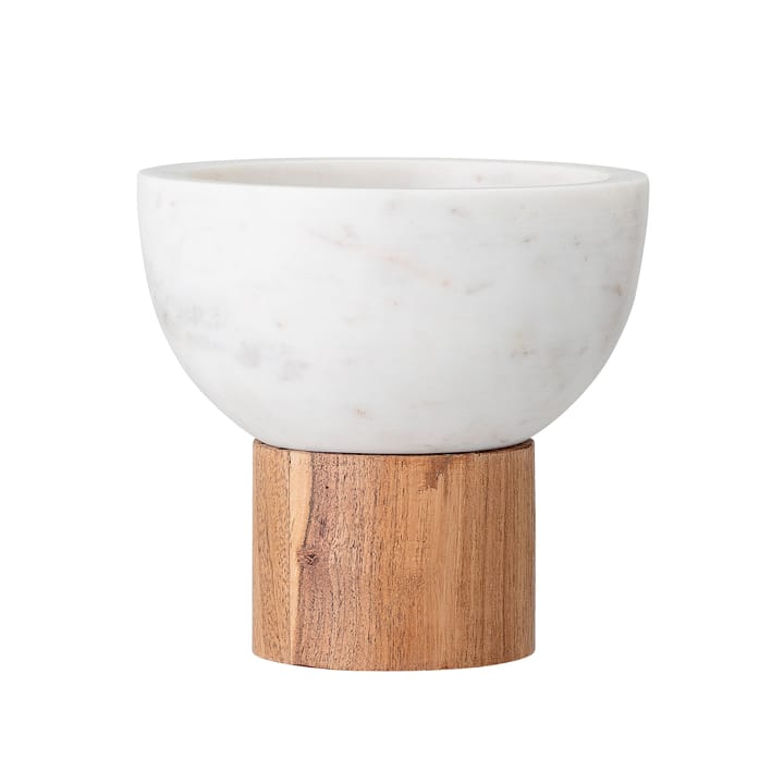 Bloomingville serveringsskål marmor Ø14,5 cm - Hvit - Bloomingville