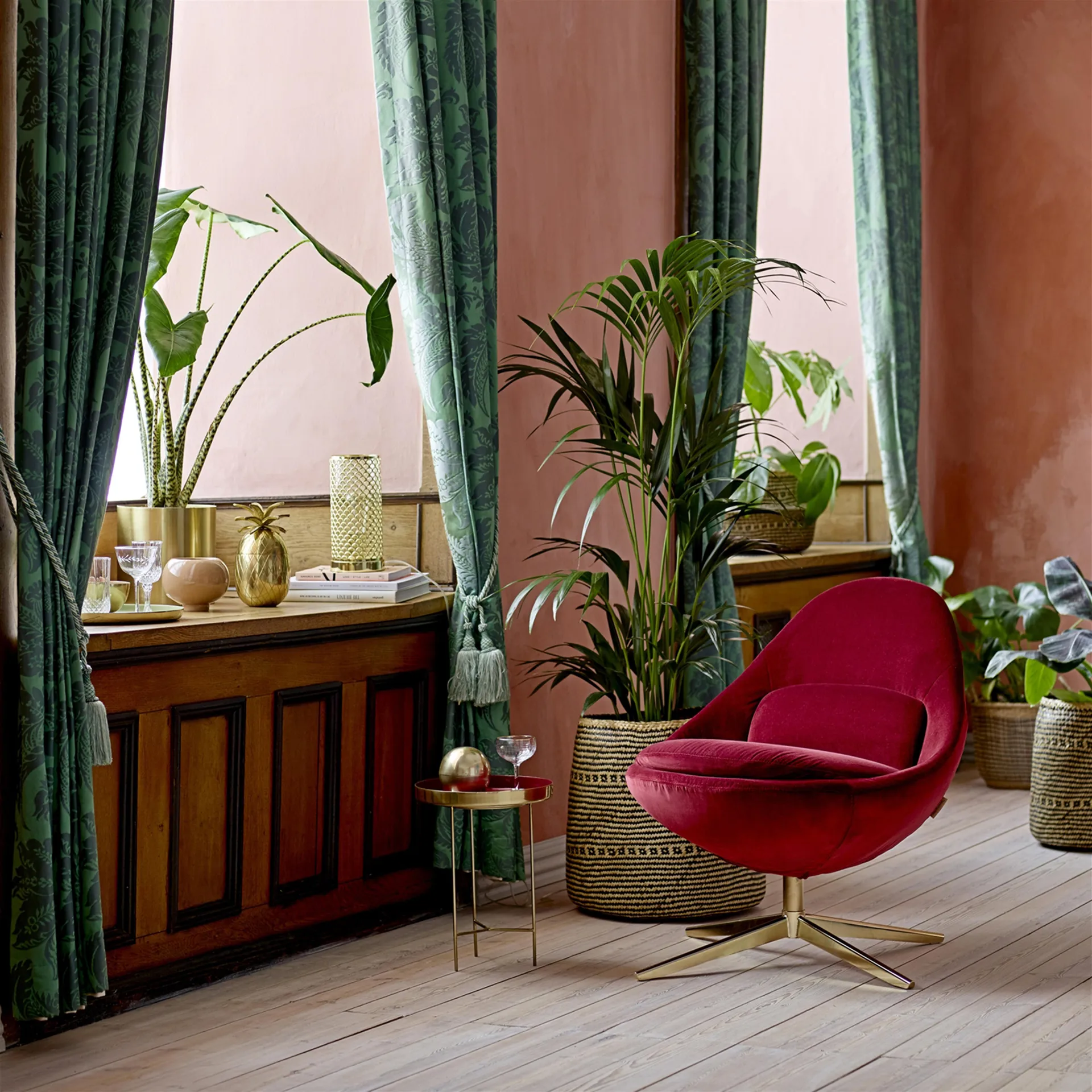 Bloomingville Storage kurv sjøgress 2-pakk, natur-grå Bloomingville