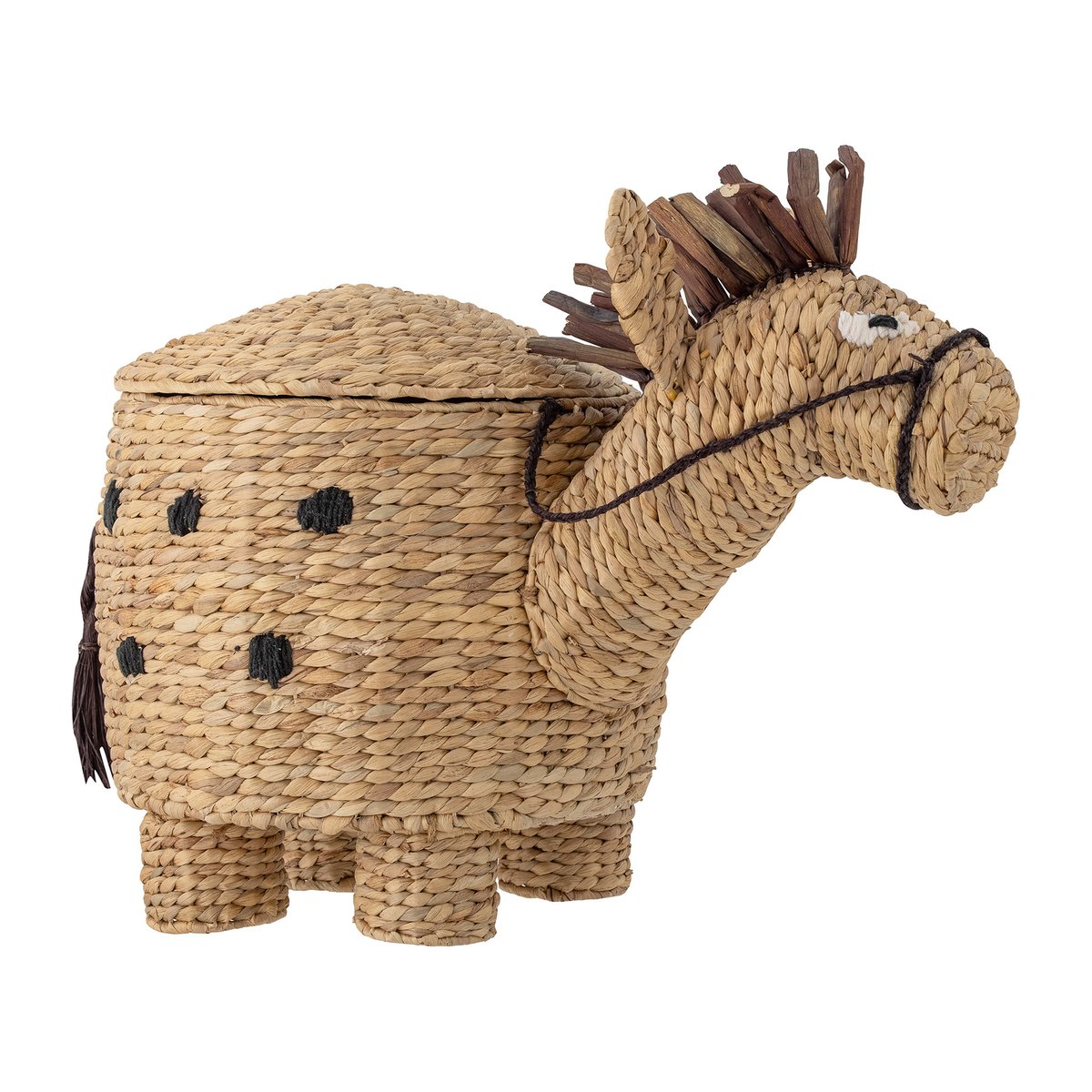 Bloomingville Bobbi oppbevaringskurv 65 x 37 x 45 cm Sjiraff