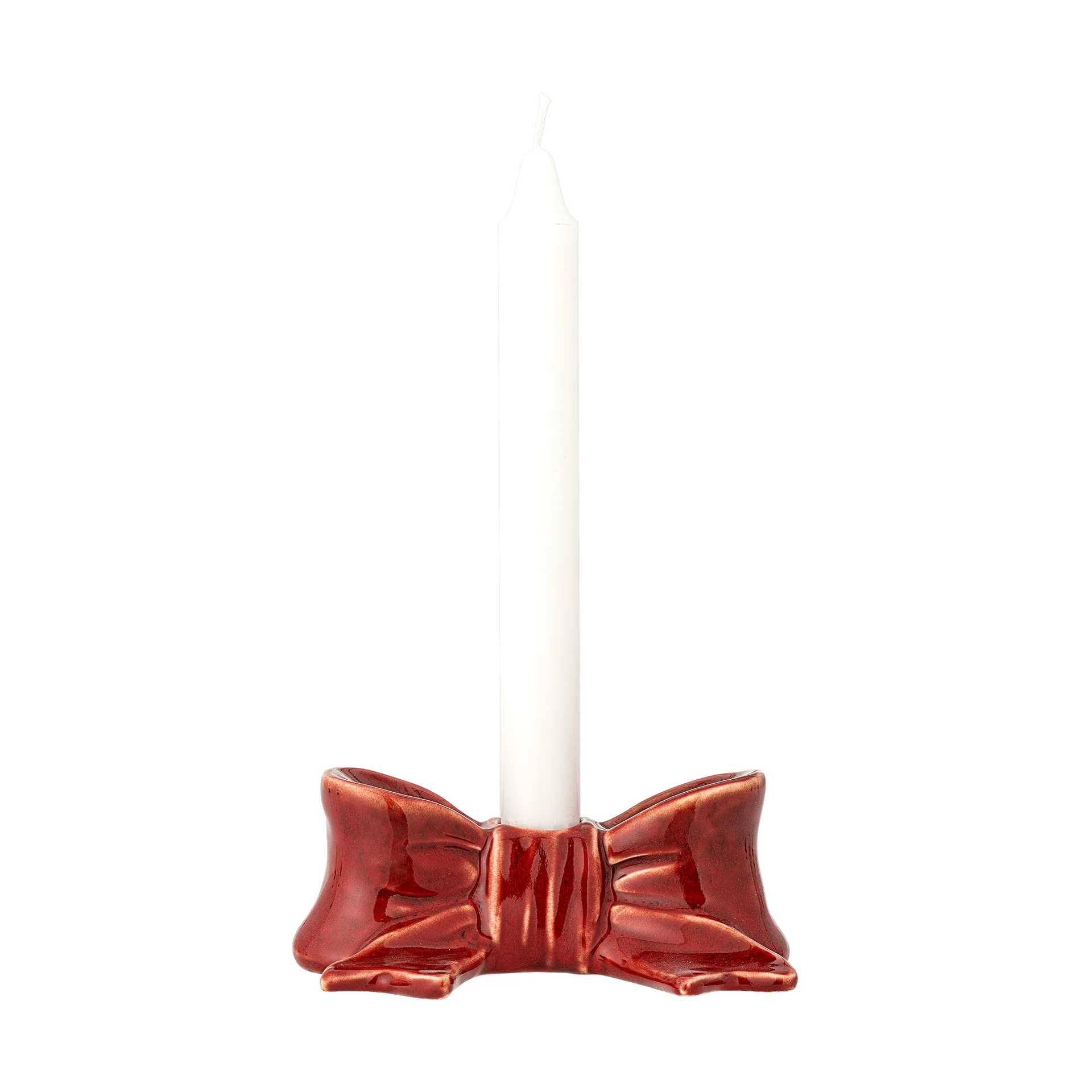 Bow lysestake, Rød, 11,5 cm Bloomingville