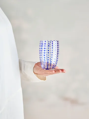 Brinley drikkeglass 4-pakning - Blå - Bloomingville