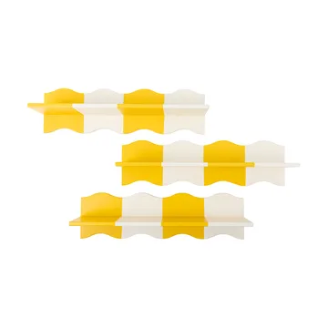 Bubbi hylle 80x22,5 cm - Gul - Bloomingville