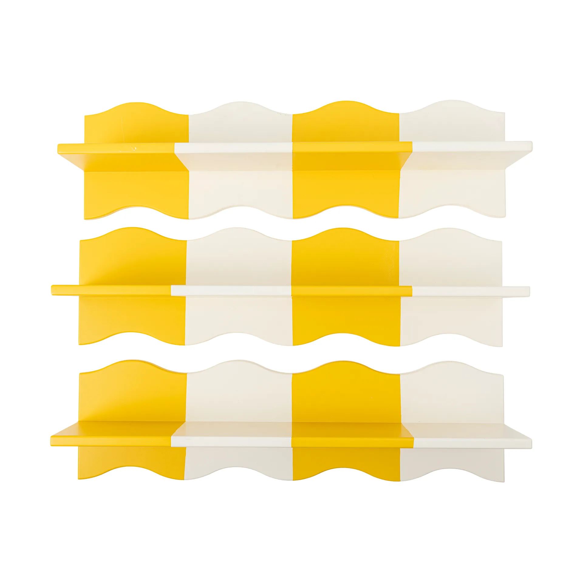 Bubbi hylle 80x22,5 cm, Gul Bloomingville