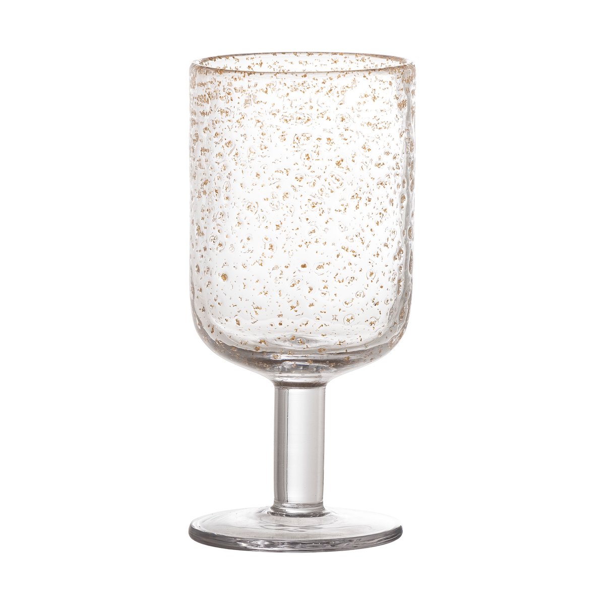 Bloomingville Bubbles vinglass 38 cl Clear | Skandinavisk Design | Vinglass | Gjennomsiktig