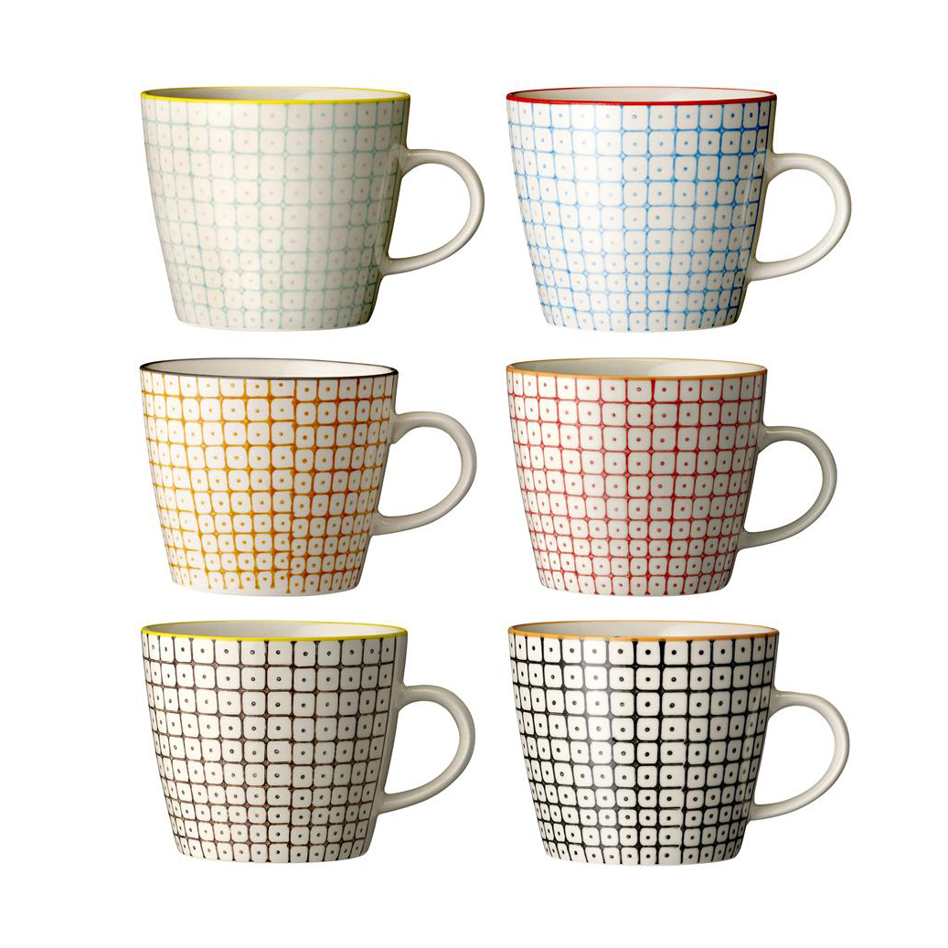 Bloomingville Carla krus 8,3 cm 6 deler multi