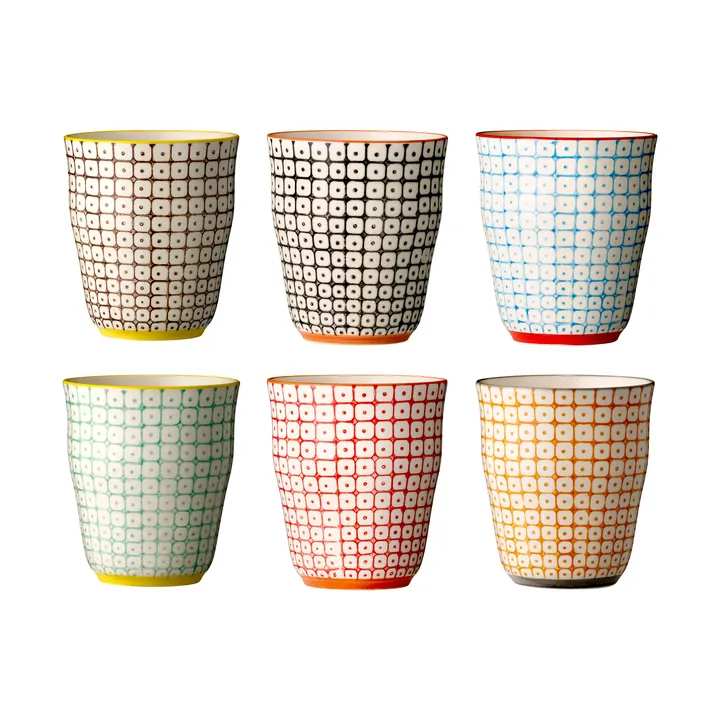 Carla krus 9,5 cm 6-pakn. - Bloomingville