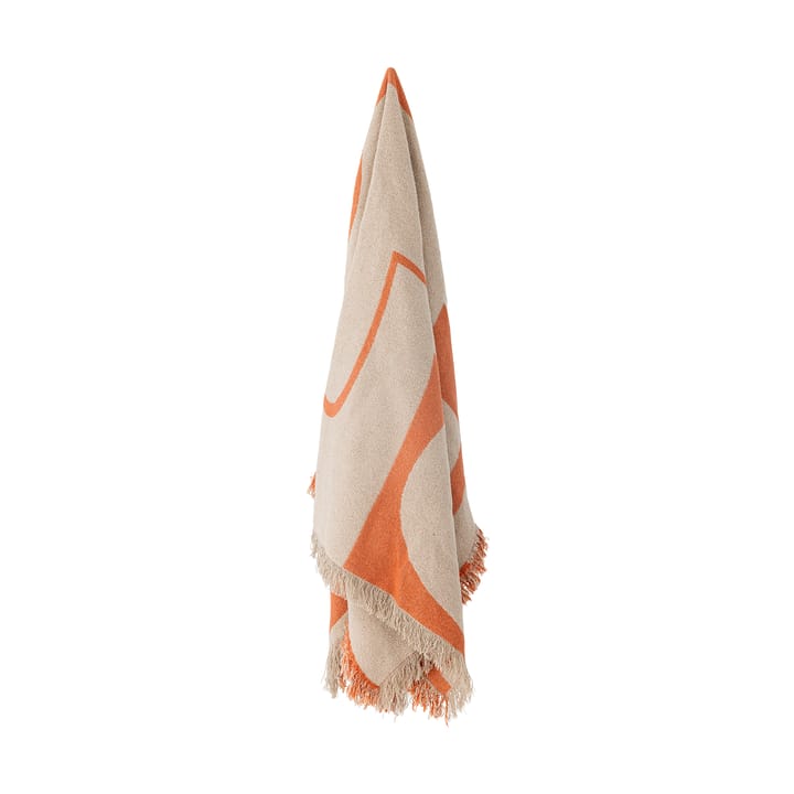 Caya pledd 130x160 cm, Oransje Bloomingville