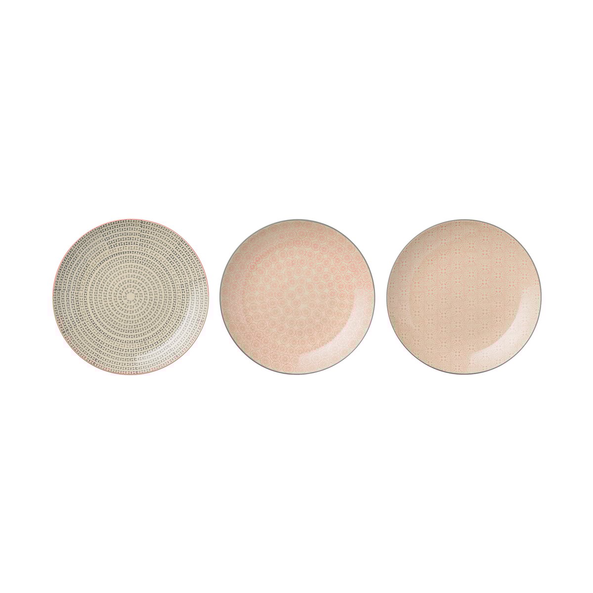 Bloomingville Cécile tallerken 3 deler Diameter 25 cm Diameter 25 cm