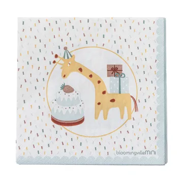 Celebrate papirserviett 20-pk - Blå - Bloomingville