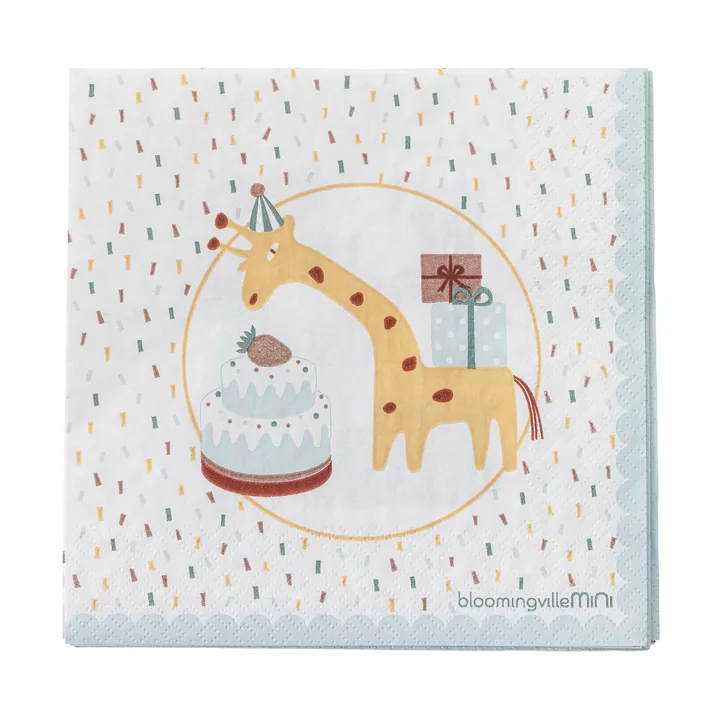 Celebrate papirserviett 20-pk - Blå - Bloomingville