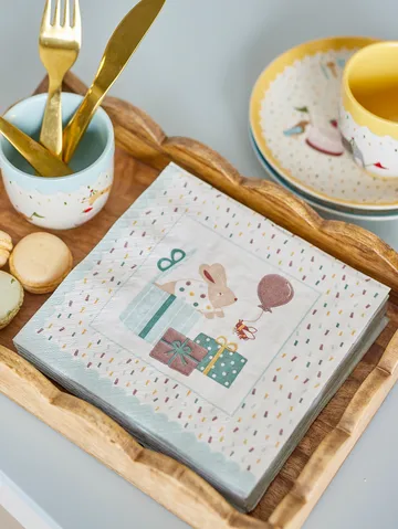 Celebrate papirserviett 20-pk - Blå - Bloomingville