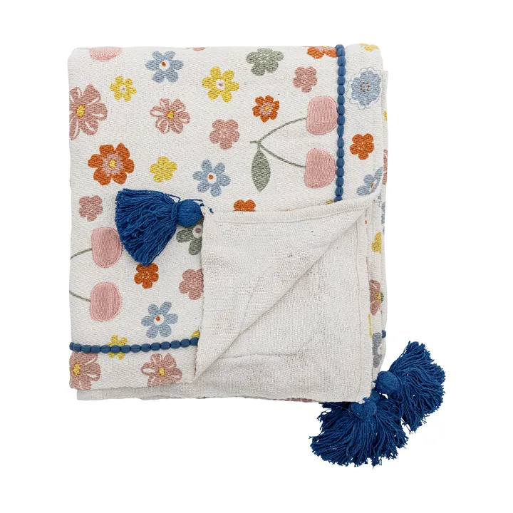 Cherry bomullspledd 160x130 cm - Rose - Bloomingville