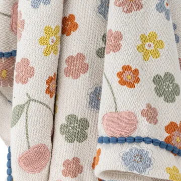 Cherry bomullspledd 160x130 cm - Rose - Bloomingville