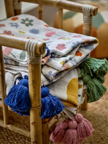 Cherry bomullspledd 160x130 cm - Rose - Bloomingville