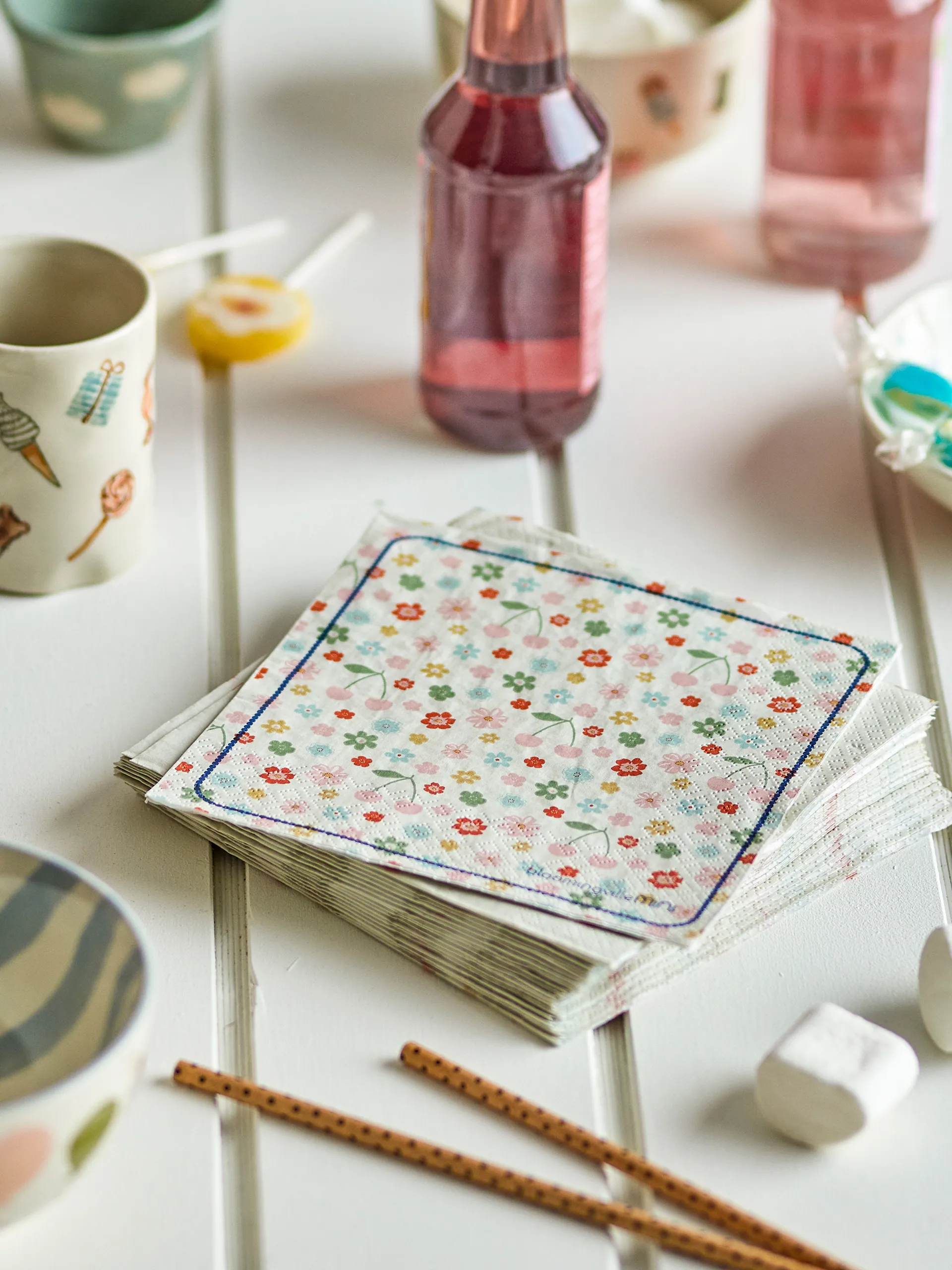 Cherry papirservietter 20-pack, Rose Bloomingville