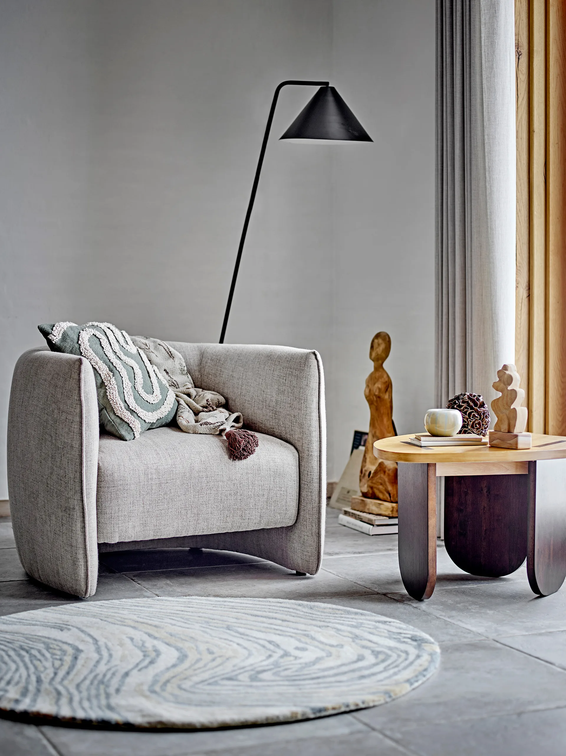 Cilas salongbord 60x75 cm, Rubberwood Bloomingville