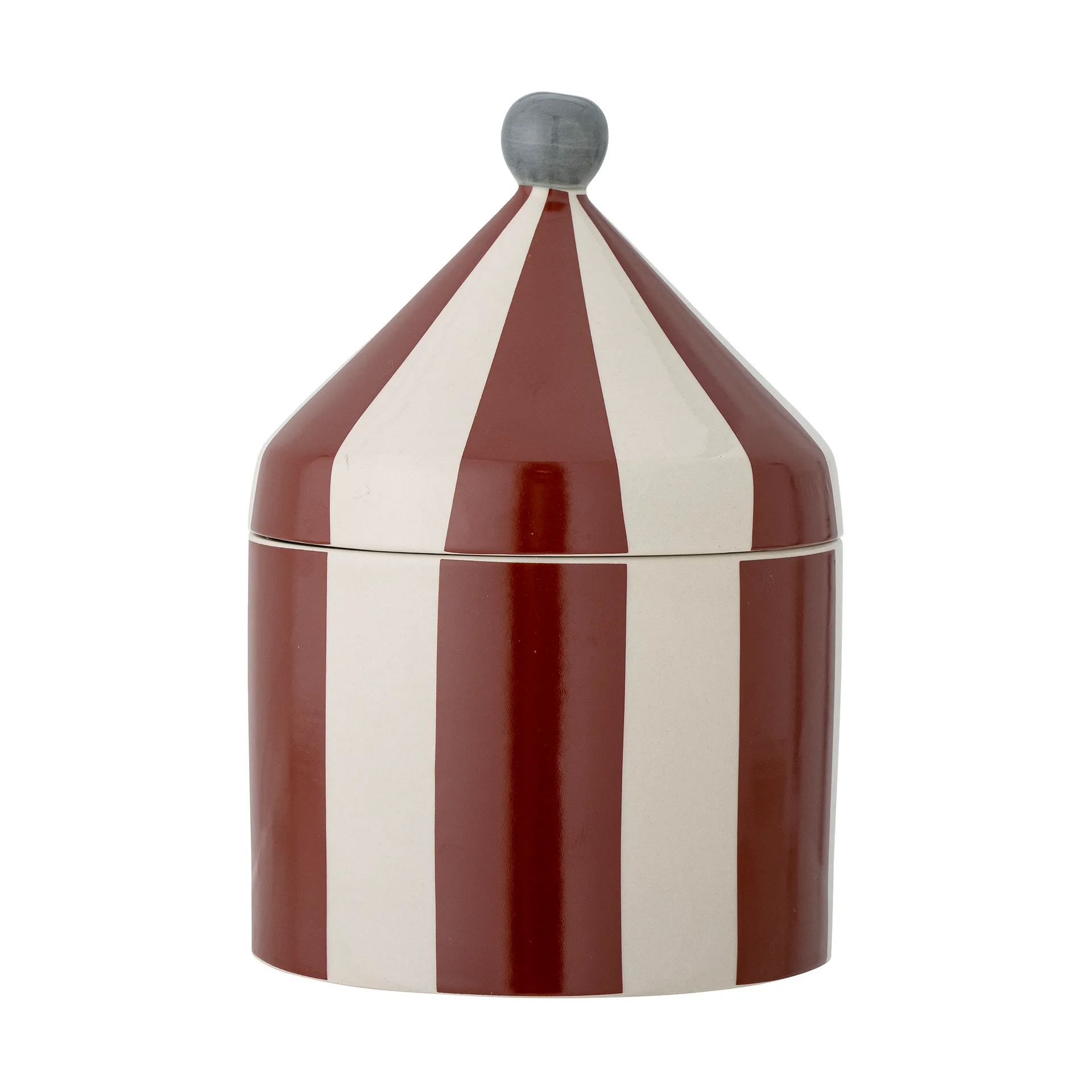 Cimmi krukke med lokk, Rød Bloomingville