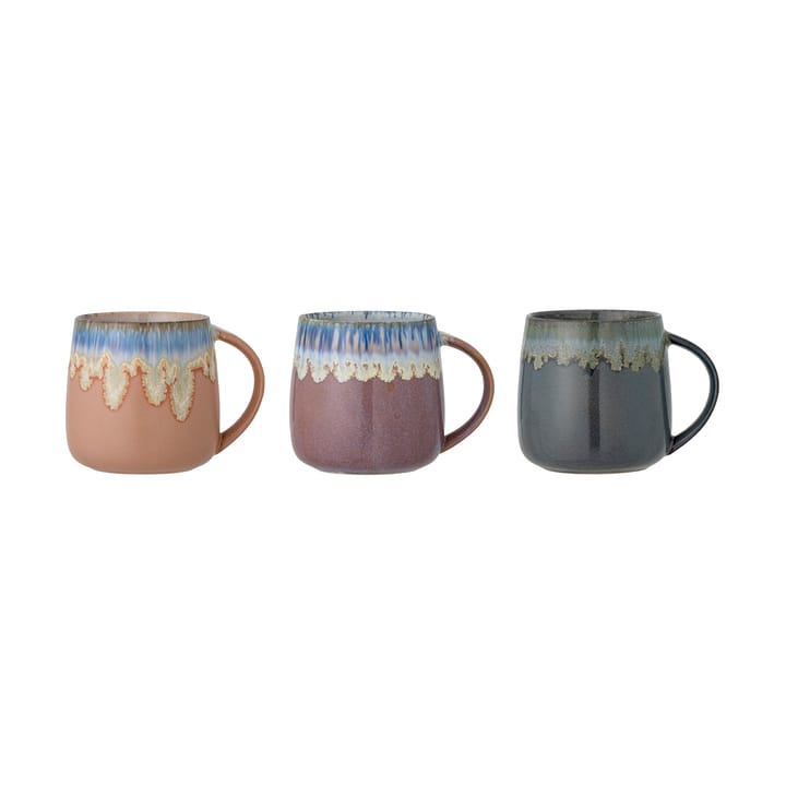 Cloe kopp 38 cl 3 stk., Multi Bloomingville