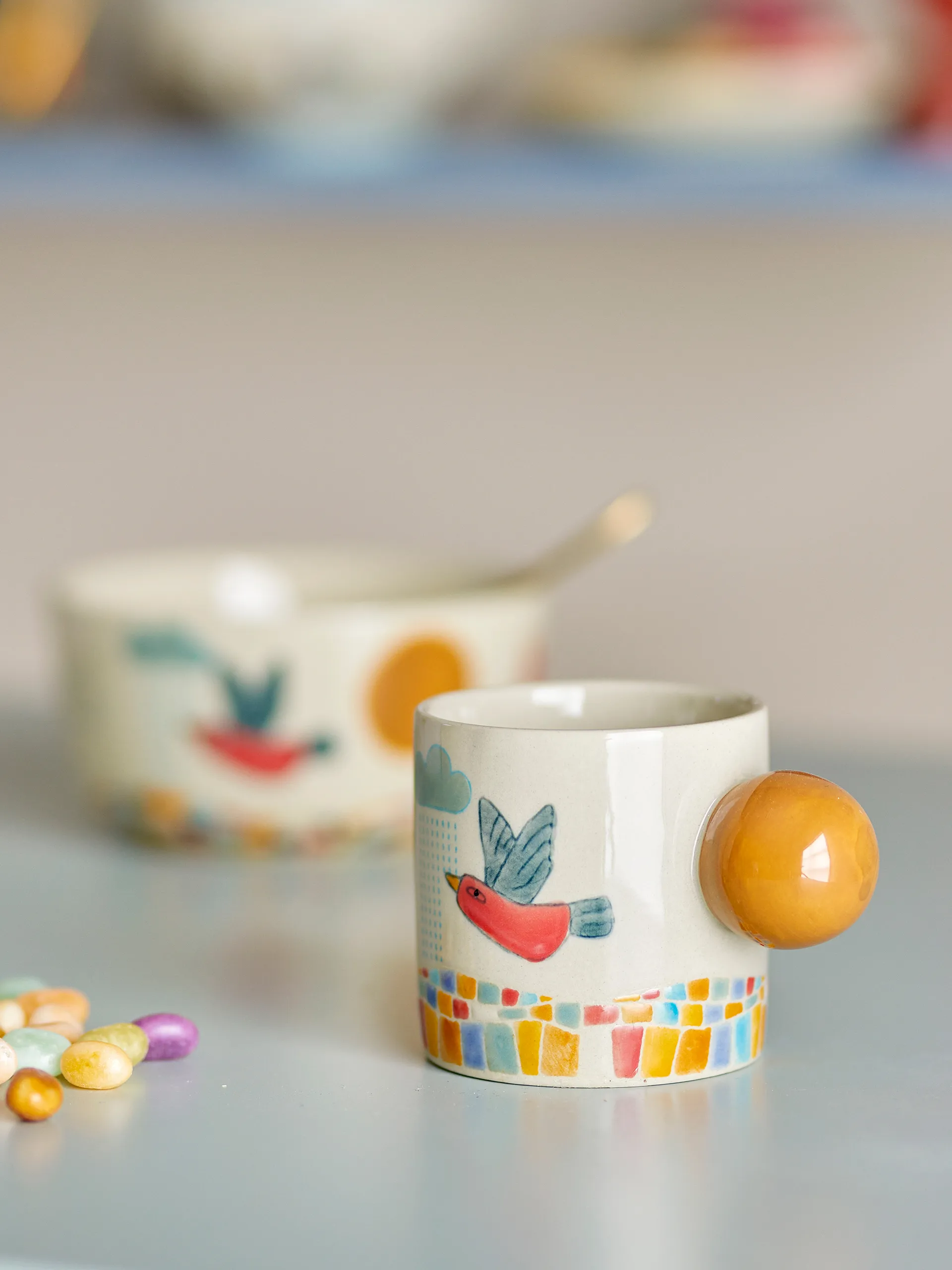 Colorine kopp 15,5 cl, Natur Bloomingville