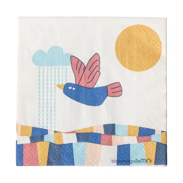 Colorine papirserviett 20-pk - Natur - Bloomingville