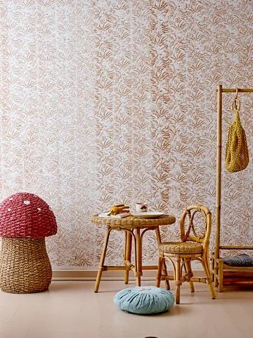 Corintha oppbevaringskurv med lokk Ø43x61 cm - Rød - Bloomingville