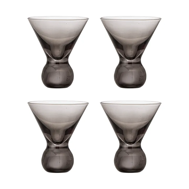 Corliss cocktailglass 4-pakning - Grå - Bloomingville